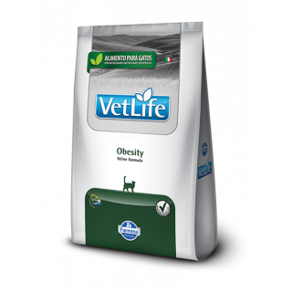 Ração Vet Life Obesity Gatos Adultos 2Kg