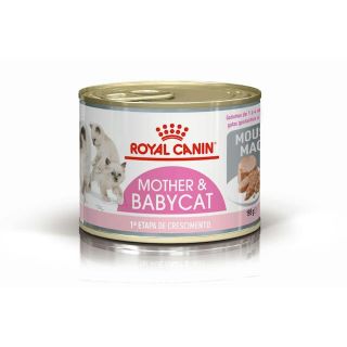 Ração Úmida Royal Canin Mother & Babycat Instinctive para Gatas Gestantes Lactantes e Gatos Filhotes 195 g