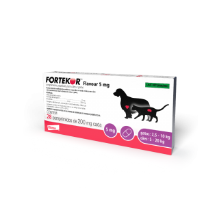 Fortekor Flavour 5mg 28 Comprimidos