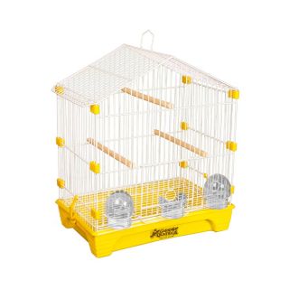 Gaiola para Pássaros Quatiguá Brasileira Amarela para Canários