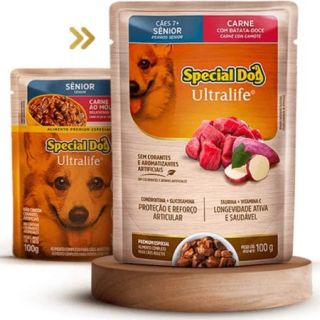 Alimento Úmido Special Dog Cães Sênior Carne ao Molho 100g