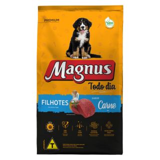Magnus Premium Cães Todo Dia Filhotes Sabor Carne 20kg