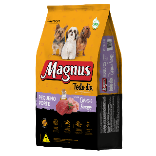 Ração Magnus Todo Dia Frango E Carne Para Cães Adultos De Pequeno Porte 10,1Kg