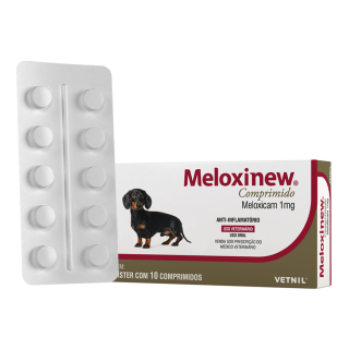 Meloxinew 1Mg 10 Comprimidos Para Cães E Gatos