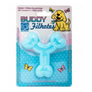Brinquedo Ossinho Azul Buddy Toys para Cães Filhotes