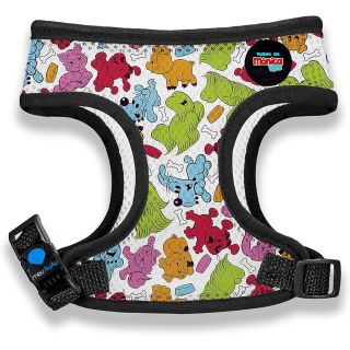 Peitoral Meu Au Au Turma da Mônica Pets Branco para Cães TM 10-PP