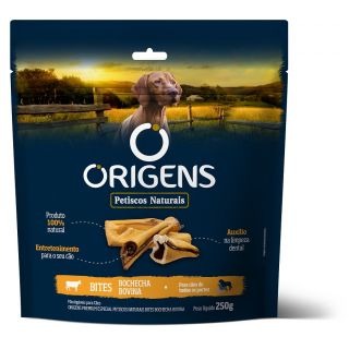 Petisco Natural Origens Bites de Bochecha 250g
