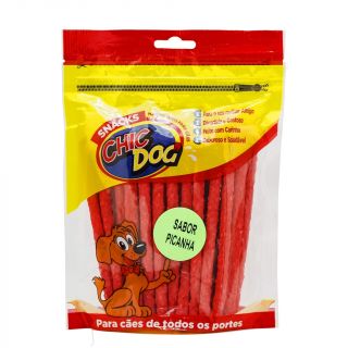 Petisco Chic Dog Palito Rígido 5 X 8 Picanha com 10 Unidades
