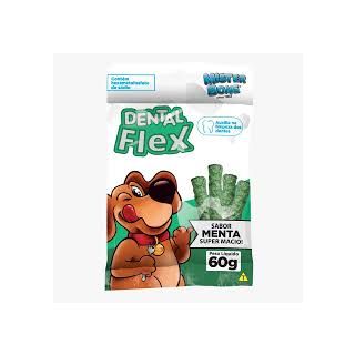 Petisco Dental Flexível Menta 60g para Cães
