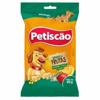 Petisquinho Petiscão Mastigavel Fruta 60g