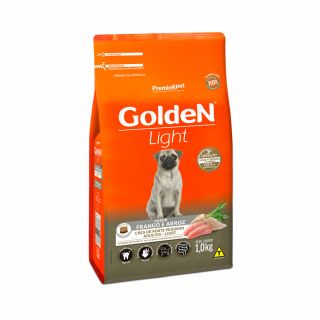 Ração Golden Fórmula Light Mini Bits para Cães Adultos de Porte Pequeno Sabor Frango e Arroz 1Kg