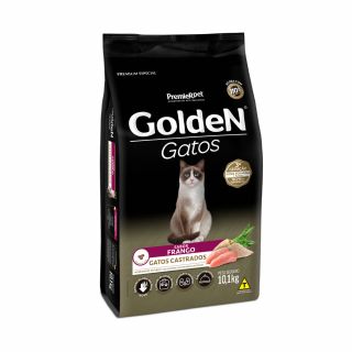Ração Golden para Gatos Adultos Castrados Sabor Salmão