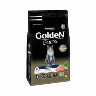 Ração Golden para Gatos Sênior Castrados Sabor Frango 1Kg