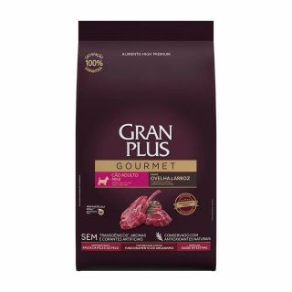 Ração GranPlus Gourmet Cães Adultos Mini Ovelha e Arroz