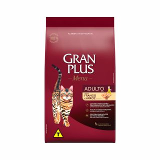 Ração Granplus para Gatos Adultos Sabor Frango e Arroz