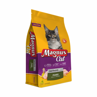 Ração Magnus Gatos Castrados Sabor Frango 1 Kg
