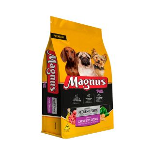 Ração Magnus Premium Petit para Cães Adultos Sabor Carne e Vegetais 10,1Kg