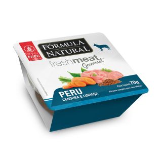 Ração Úmida Fórmula Natural Fresh Meat Gourmet para Cães Sabor Peru 70g