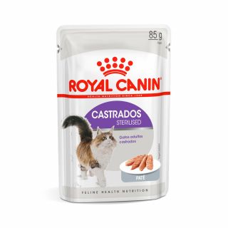 Ração Úmida Royal Canin Patê para Gatos Adultos Castrados 85g