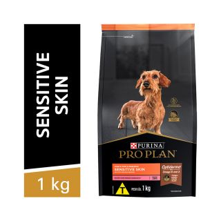 Ração Nestlé Purina Pro Plan para Cães Adultos Raças Pequenas Sensitive Sabor Salmão e Arroz 1Kg