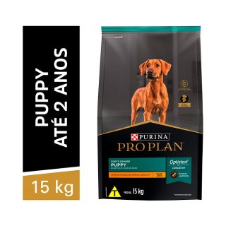 Ração Nestlé Purina Pro Plan para Cães Filhotes de Raças Grandes Sabor Frango 15Kg