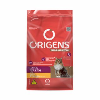 Ração Origens para Gatos Adultos Sabor Frango 3kg