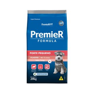 Ração Premier Fórmula para Cães Filhotes de Raças Pequenas Sabor Frango 20kg