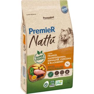 Ração Premier Nattu Para Cães Adultos De Porte Pequeno 10kg