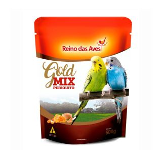 Ração Reino das Aves Gold Mix Periquito - 500g