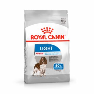 Ração Royal Canin Medium Light para Cães Adultos e Senior de Porte Médio com Tendência à Obesidade 10,1Kg