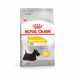 Ração Royal Canin Mini Dermacomfort para Cães Adultos e Sênior de Porte Pequeno 7,5Kg