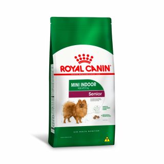 Ração Royal Canin Mini Indoor para Cães Senior de Porte Pequeno 1Kg
