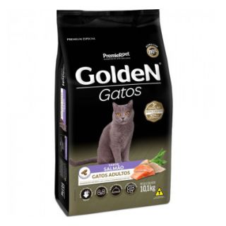 Ração Seca Golden para Gatos Adultos Salmão - 10,1kg