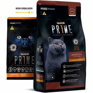 Ração Special Cat Prime Adultos Frango e Arroz 10,1kg