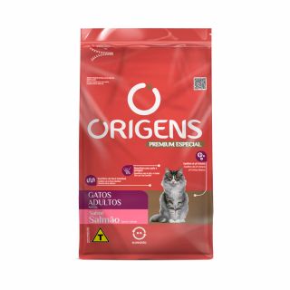 Ração Origens para Gatos Adultos Sabor Salmão 1Kg