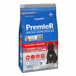 Ração Premier Raças Específicas Bulldog Francês para Cães Filhotes 2,5Kg