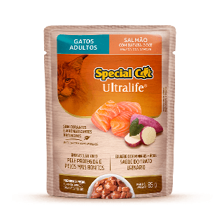 Special Cat Ultralife Sache Adultos Salmao 12X85G