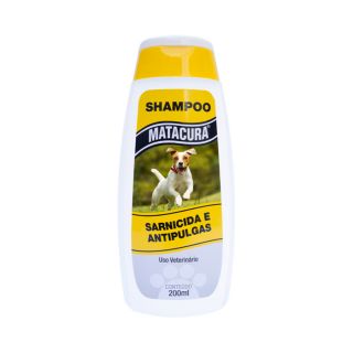 Shampoo Matacura Sarnicida e Anti-Pulgas para Cães