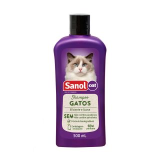 Shampoo Sanol Cat para Gatos 500ML