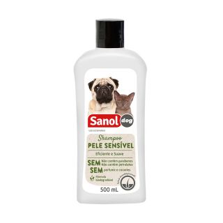 Shampoo Sanol Dog Peles Sensíveis