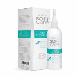Solução para Limpeza Auricular Oto Clean Up Soft Care para Cães e Gatos-100ml