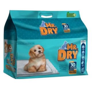 Tapete Higiênico Mr Dry Para Cães 60x60 C/30 Unidades