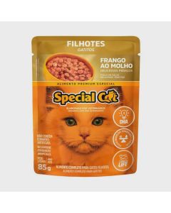 Ração Úmida Special Cat Sachê para Gatos Filhotes Sabor Frango 85g