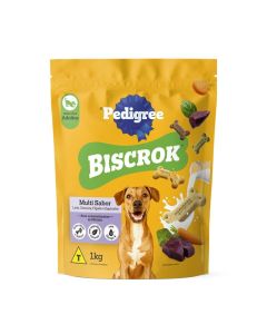 Biscoito Biscrok Multi Pedigree para Cães Adultos 500g