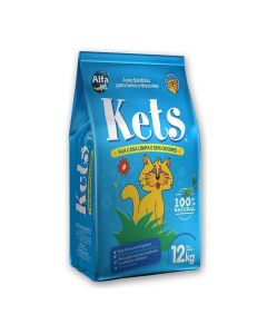 Areia Higiênica Kets para Gatos 12Kg