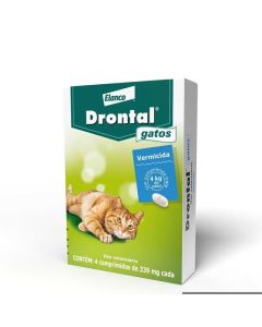 ELANCO DRONTAL GATOS 339mg C/4 COMP