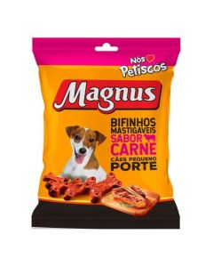 Bifinho Magnus Mastigáveis Sabor Carne para Cães Raças Pequenas 500g