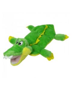 Brinquedo Pelúcia Plush Jacaré Multi Som para Cães The Pet's para Cães
