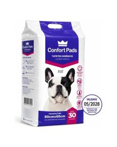 Tapete Higiênico 80x60cm Confort Pads -30 Unidades