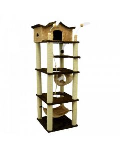 Arr Castelo Pelagem Lisa Mr/Bg 60X60X197Cm